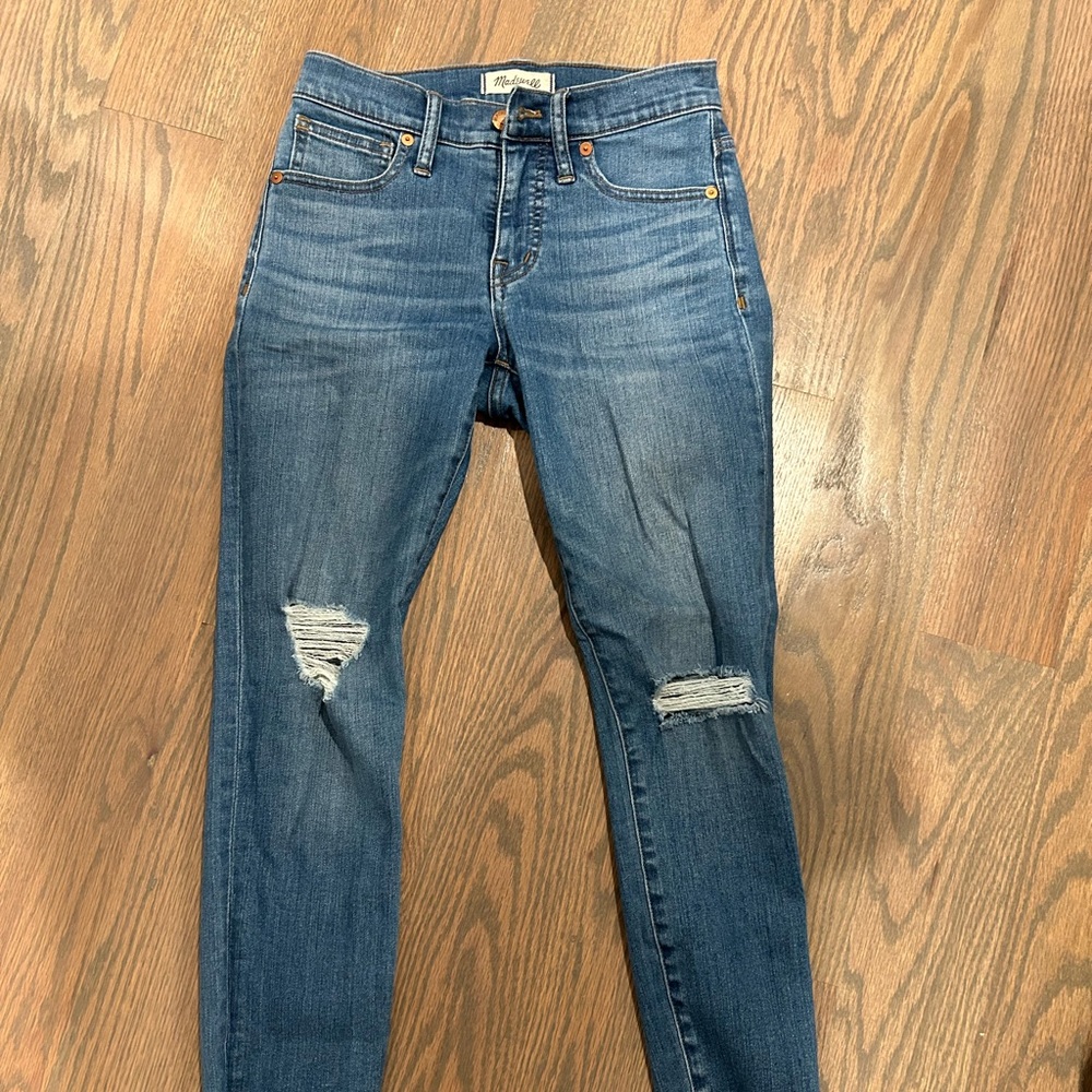 Madewell 9 inch high rise skinny jeans